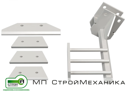 Комплект лопастей для бетоносмесите-ля СКАУТ 500 (сталь)