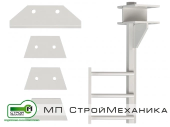 Комплект лопастей для бетоносмесите-ля СКАУТ 500 (сталь)
