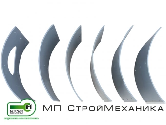 Комплект брони для смесителя-пневмонагнетателя серии CO-241 ТОПОЛЬ (углеродистая сталь)